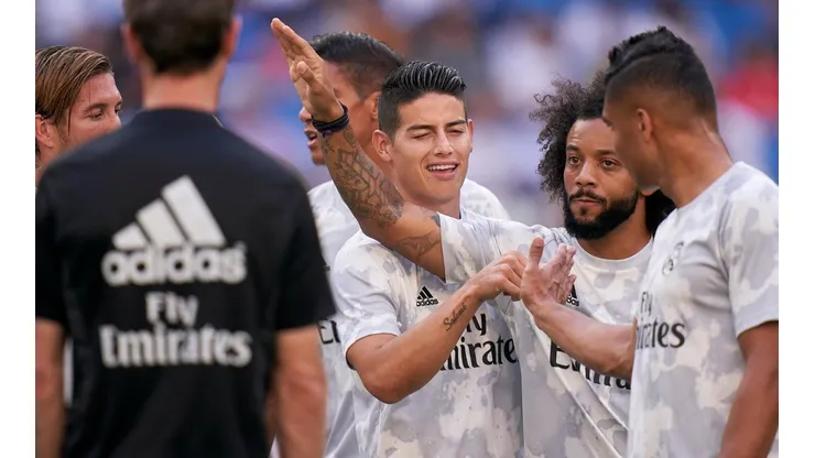 Foto de James Rodríguez, jugador de Real Madrid.