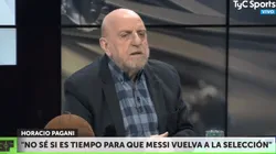 Horacio Pagani: "No sé si es tiempo para que vuelva Messi a la Selección"