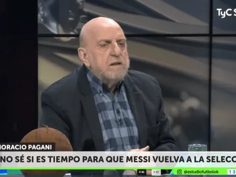 Horacio Pagani: "No sé si es tiempo para que vuelva Messi a la Selección"