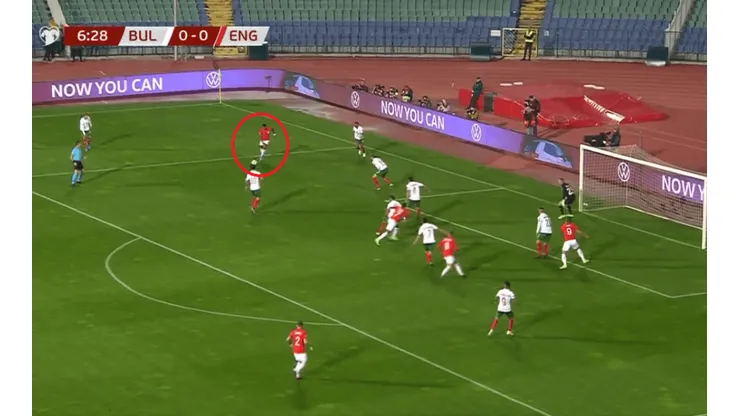 Velocidad pura, enganche y golazo: Rashford puso en ventaja a Inglaterra con una gran jugada