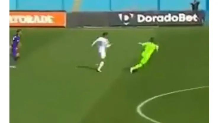 Butrón no recibió ningún tipo de amonestación por esta jugada.