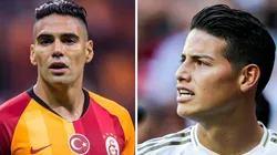 Radamel Falcao y James Rodríguez.