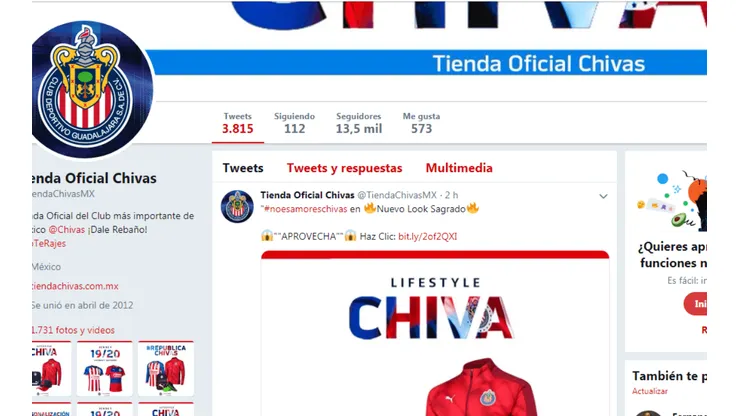 A pesar de borrarlo inmediatamente, sigue circulando en Twitter.