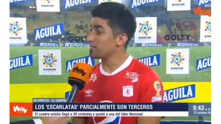 Video: el vainazo de Matías Pisano a la Dimayor, en vivo, por Win Sports