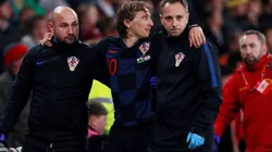 Modric salió lesionado y encendió las alarmas en el Real Madrid