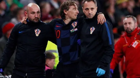 Modric salió lesionado y encendió las alarmas en el Real Madrid