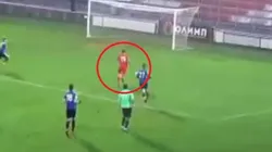 Nadie puede entender lo que hizo el delantero.