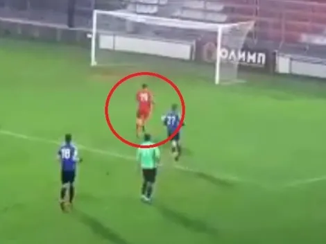 Video: quedó absolutamente solo con el arco libre... ¡pero la tiró a cualquier lado!