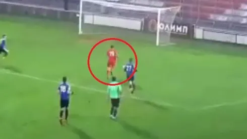 Nadie puede entender lo que hizo el delantero.