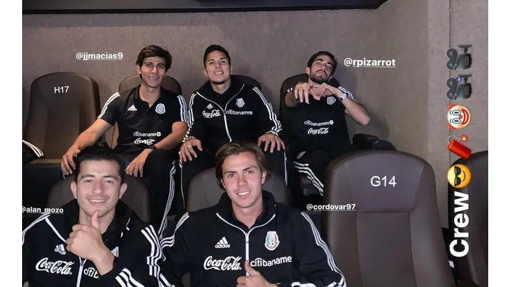 Parte del plantel del Tri fue a ver la película Joker