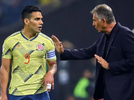 A Queiroz ya le molestan las preguntas por los “capitanes” James y Falcao