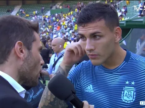 Paredes explicó su pelea con Lautaro Martínez en el penal de Argentina