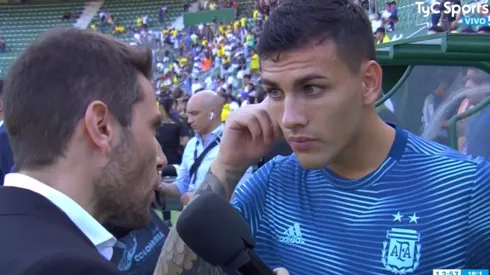 Paredes explicó su pelea con Lautaro Martínez en el penal de Argentina