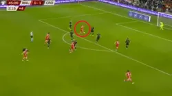 Remate cruzado de Bale y gol de Gales.