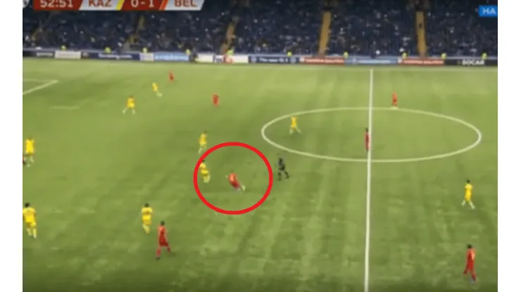 El Hazard que todos conocemos: dio una asistencia espectacular para el 2-0 de Bélgica