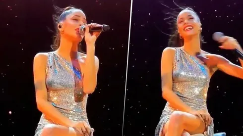 Pobre Tini Stoessel: la filmaron cantando mientras le caminaban cucarachas por abajo