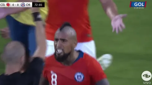 Foto de Arturo Vidal, jugador de Chile.