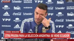 Foto de Lionel Scaloni, entrenador de Argentina.