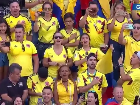 Así se cantó el himno de Colombia en el amistoso contra Chile, que hizo retumbar España