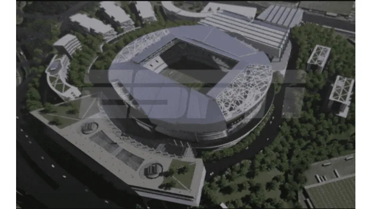 Así se vería el nuevo estadio de Cruz Azul.
