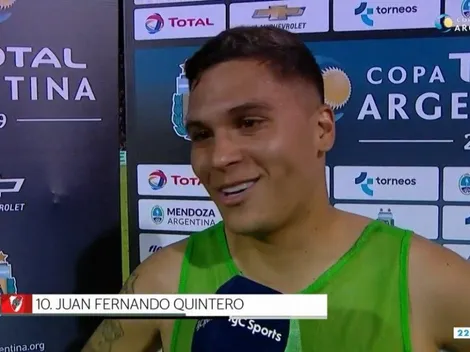 La felicidad de Quintero después de volver: "Con estos compañeros es más fácil"