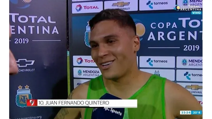 La felicidad de Quintero después de volver: "Con estos compañeros es más fácil"