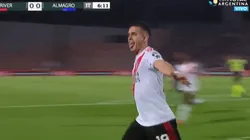 River metió un jugadón, le dio al travesaño y Borré aprovechó para el 1-0