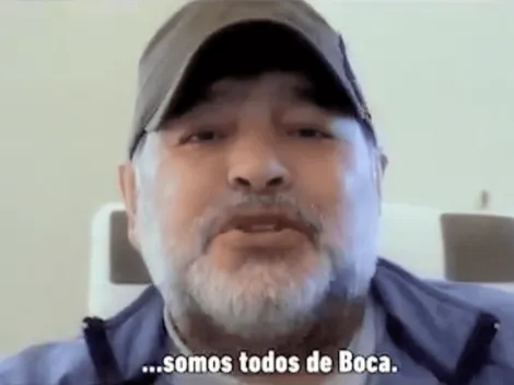 El video que grabó Maradona para los xeneizes: "Los argentinos somos todos de Boca"