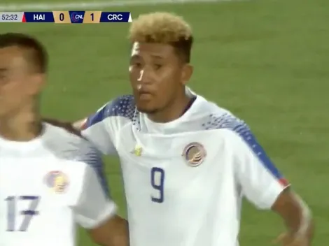 El gol con que José Ortiz se quitó más de 2 años de ayuno con Selección Costa Rica