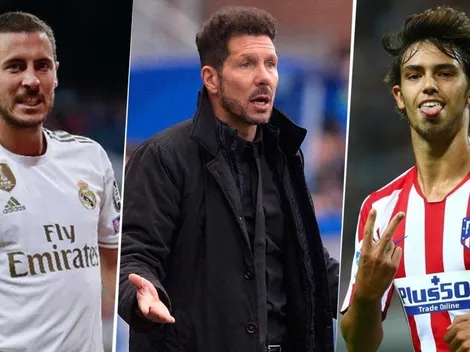 Simeone se defendió de las críticas comparando a João Félix con Hazard
