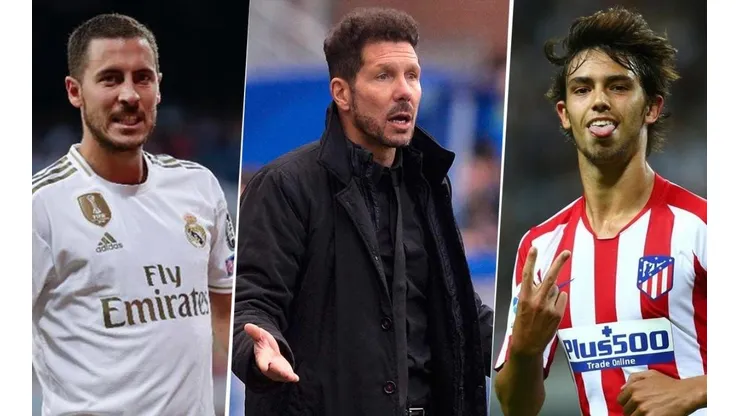 Simeone se defendió de las críticas comparando a João Félix con Hazard