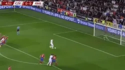 Foto del penal de Harry Kane.