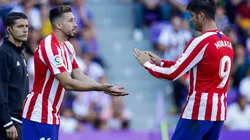 El jugador mexicano juega pocos minutos con la playera colchonera.