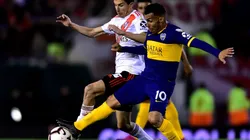Foto de Carlos Tévez en El Monumental.