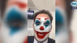 Gustavo Mendoza usó el filtro del Joker y Alex Blanco le puso un apodo insólito