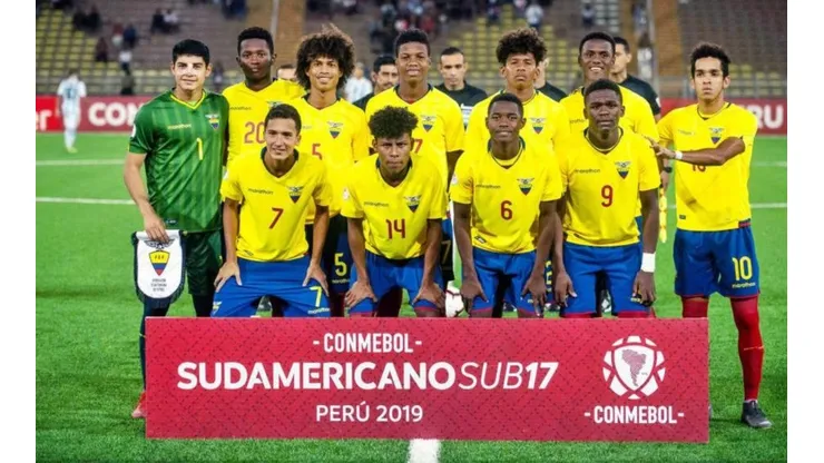 Ecuador Sub-17 en el pasado Sudamericano.