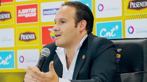 Francisco Egas, presidente de la FEF.