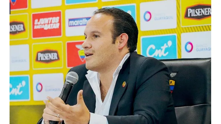 Francisco Egas, presidente de la FEF.