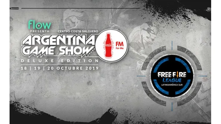 La Gran Final de la Free Fire League LAS se realizará en el Argentina Game Show