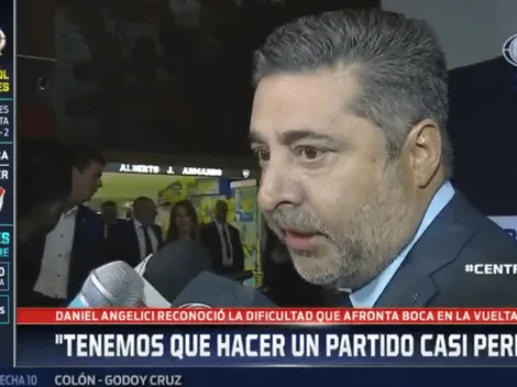 Angelici habló sobre la revancha contra River: "Tenemos que hacer un partido casi perfecto"