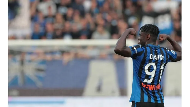 Duván Zapata, jugador del Atalanta de Italia.