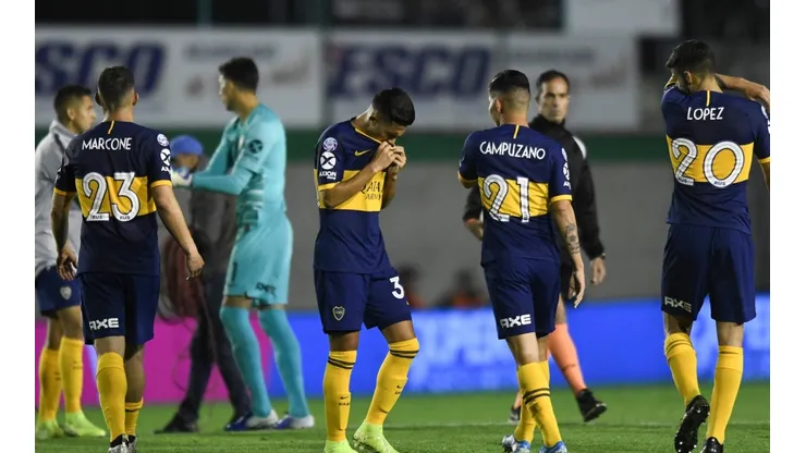 Foto de los jugadores de Boca.