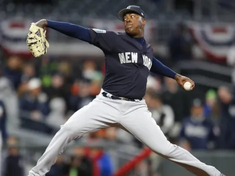 Los Yankees ya conocen el estado de la lesión de Aroldis Chapman antes de la Serie de Campeonato