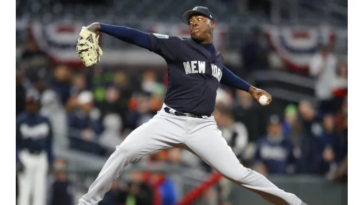 Los Yankees ya conocen el estado de la lesión de Aroldis Chapman antes de la Serie de Campeonato