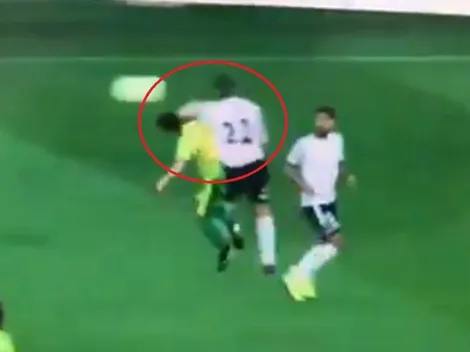 Está loco: un ex Chivas fracturó a un rival de un codazo