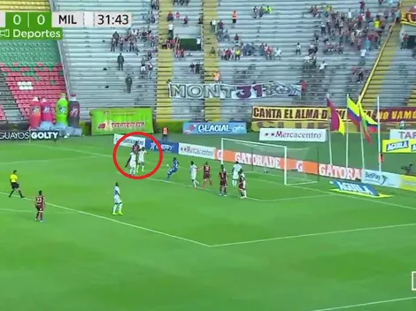 Millonarios controlaba el partido, pero Tolima pegó primero con un cabezazo de Quiñones