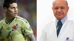 James Rodríguez y Héctor Fabio Cruz.