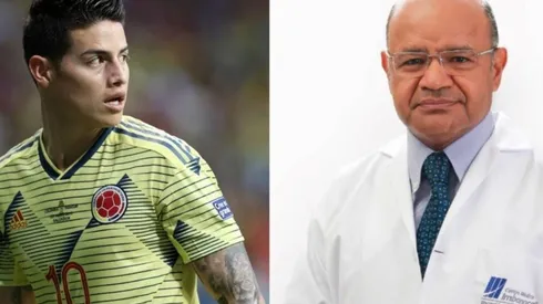 James Rodríguez y Héctor Fabio Cruz.