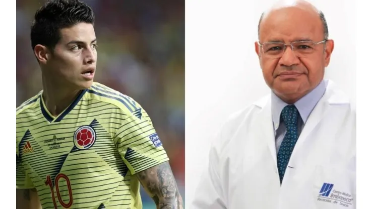 James Rodríguez y Héctor Fabio Cruz.