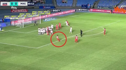 Un golazo de Carrascal pone en ventaja al América de Cali ante el Unión Magdalena